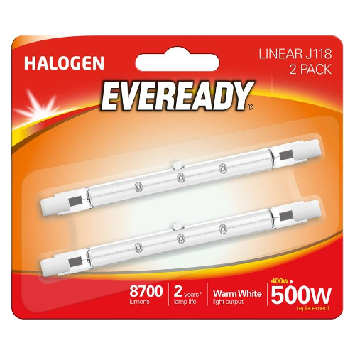 4 Pack of 500 Watt Halogen Replacement Bulbs